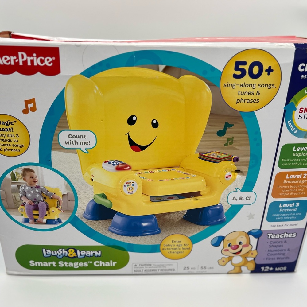 Fisher Price Laugh & Learn Smart Stages Chair Toddler Educational Toy
